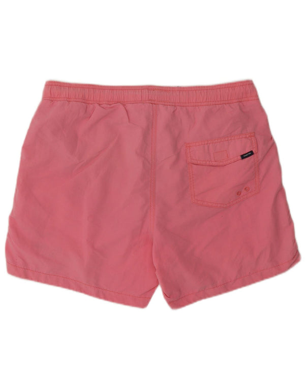 Shorts de natação masculino Gaastra gráfico médio rosa nylon