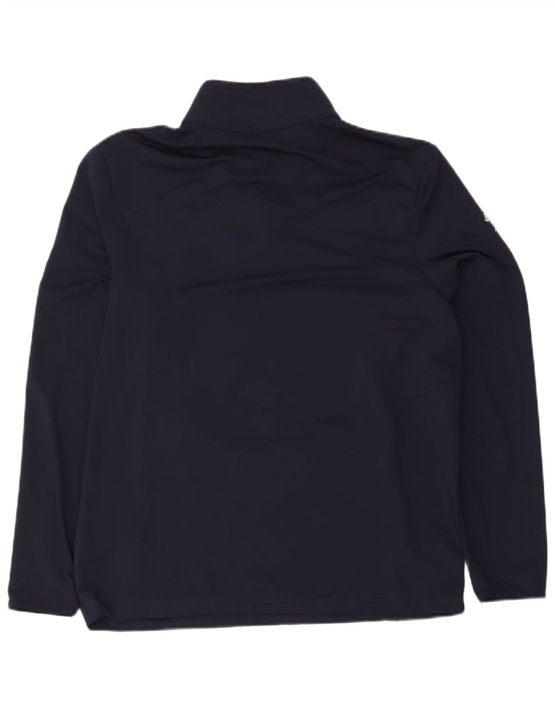 Pulôver masculino Lacoste com zíper e gola alta tamanho superior 6 XL azul marinho poliéster