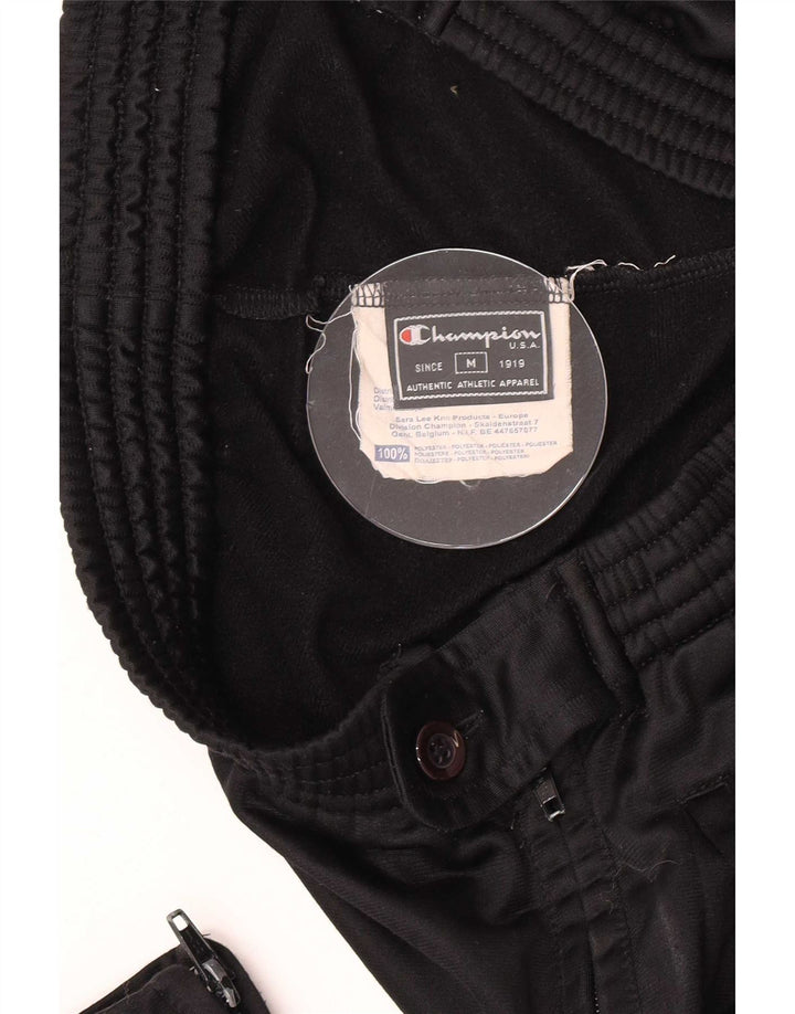 Calça de treino masculina Champion Loose Fit poliéster preto médio