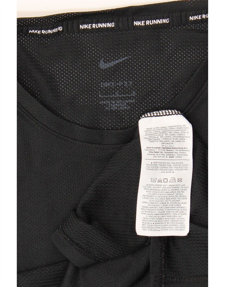 Camiseta Nike Masculina Dri Fit Running Top Grande Poliéster Preto