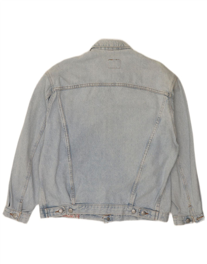 Jaqueta jeans masculina RIFLE UK 40 grande algodão azul