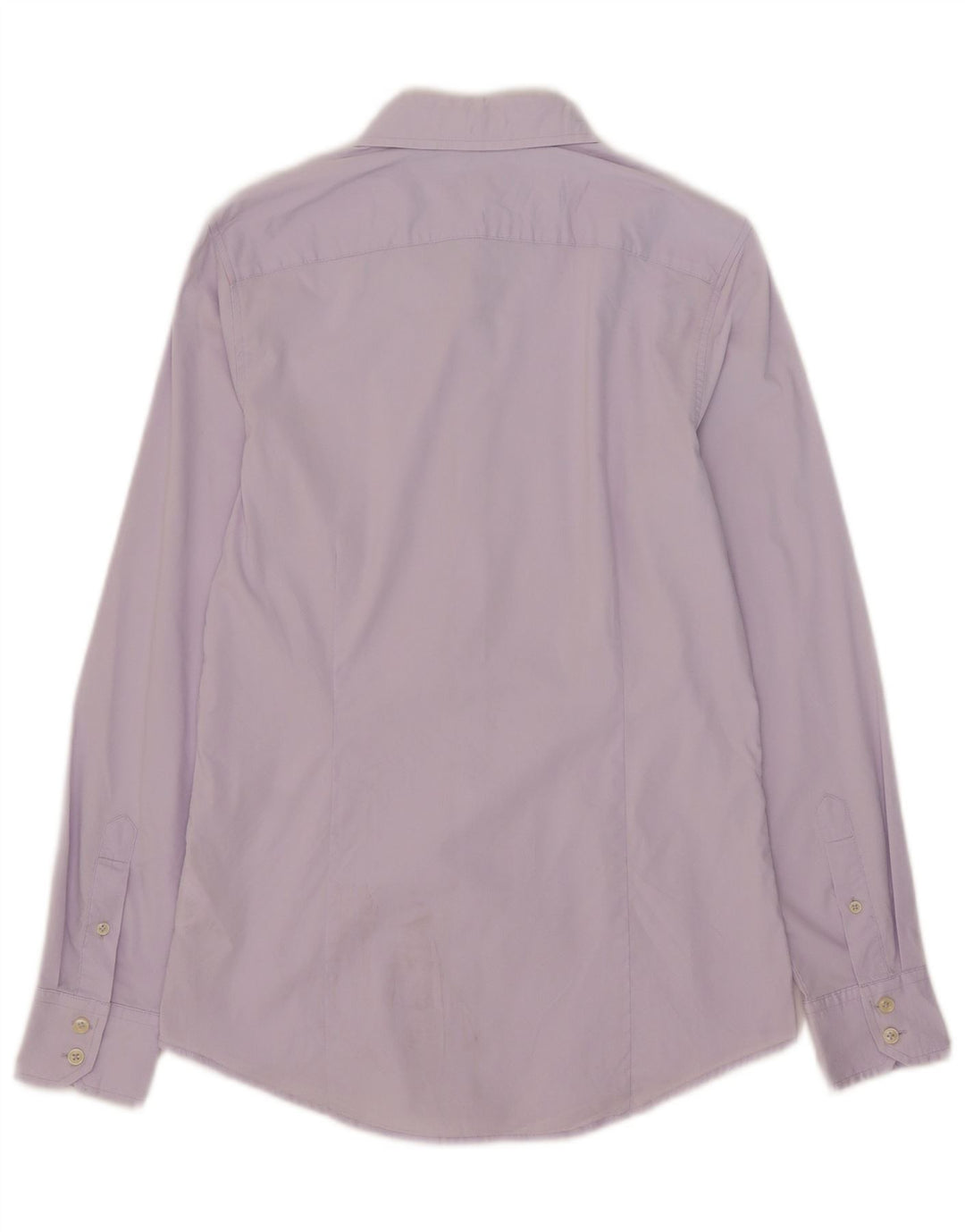 Camisa masculina Benetton de algodão roxo médio