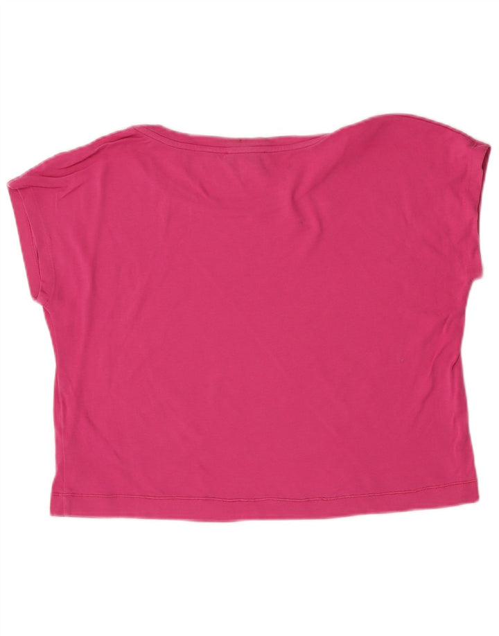Camiseta feminina Max & Co. Top UK 14 rosa médio