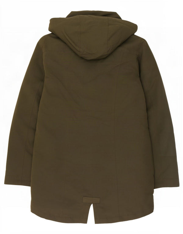 Jaqueta Parka feminina com capuz e grandes dimensões Mountain Warehouse Reino Unido 6 XS Caqui
