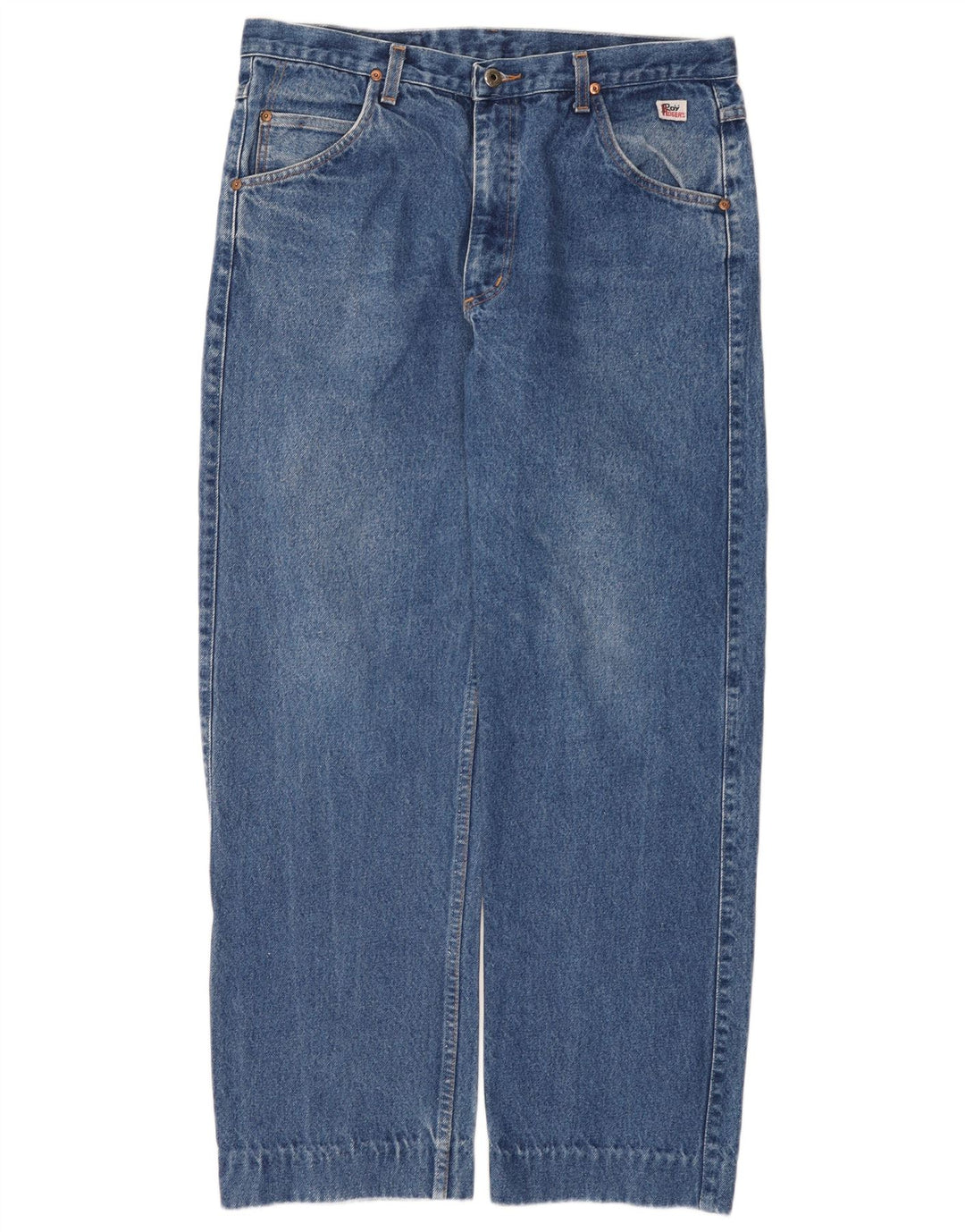 Calça jeans reta masculina Roy Rogers W38 L30 azul