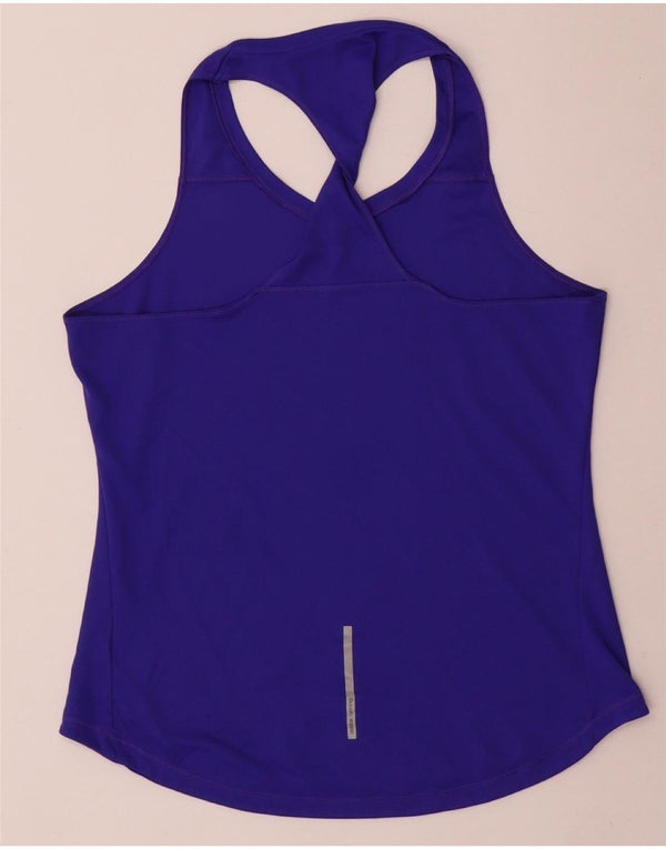 ADIDAS Womens Climalite Vest Top UK 16/18 Grande Roxo Poliéster