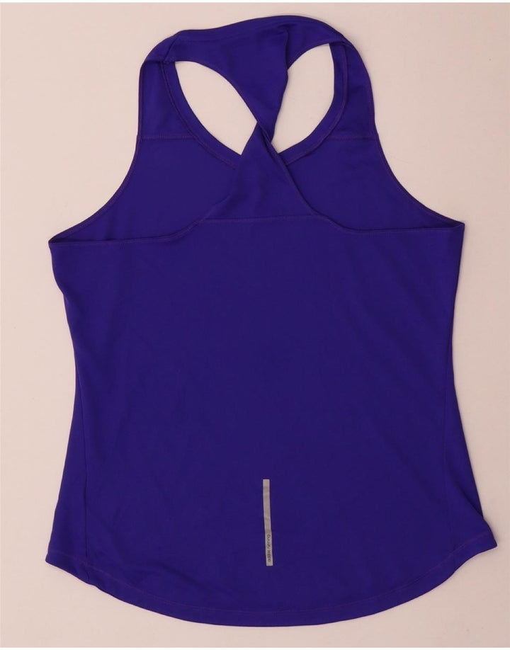 ADIDAS Womens Climalite Vest Top UK 16/18 Grande Roxo Poliéster