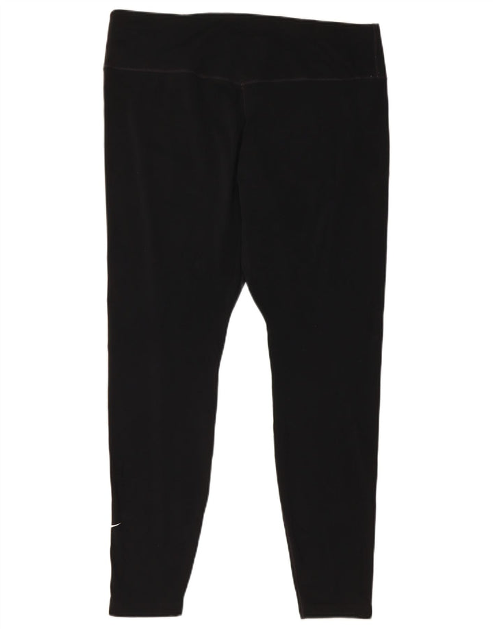Leggings Nike Dri Fit Crop Feminino UK 18 XL Preto Poliéster
