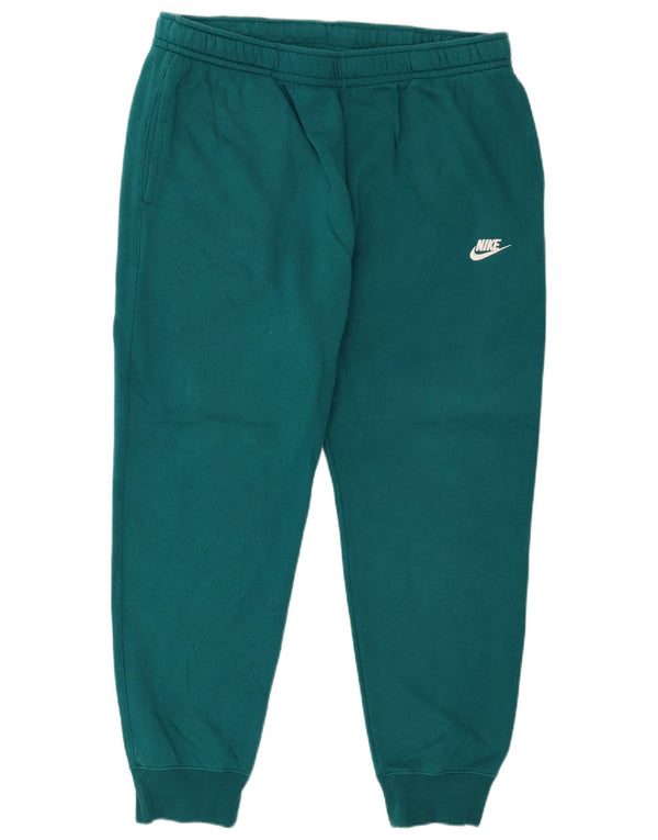 Calça de treino feminina Nike Joggers UK 20 2XL algodão turquesa