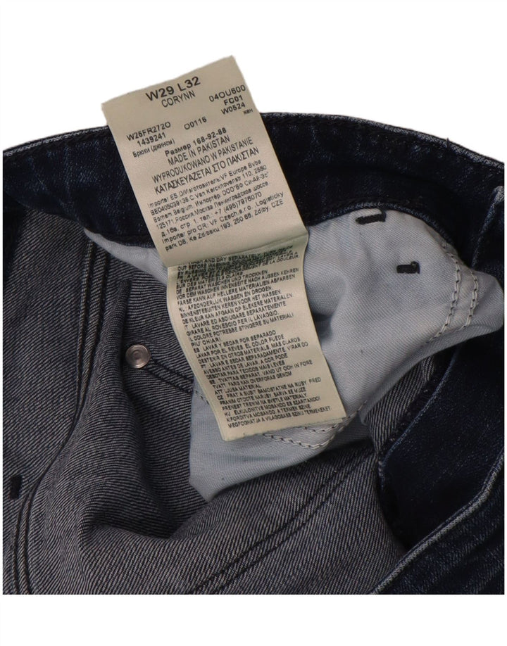 Wrangler feminino Corynn Slim Jeans W29 L32 azul marinho algodão