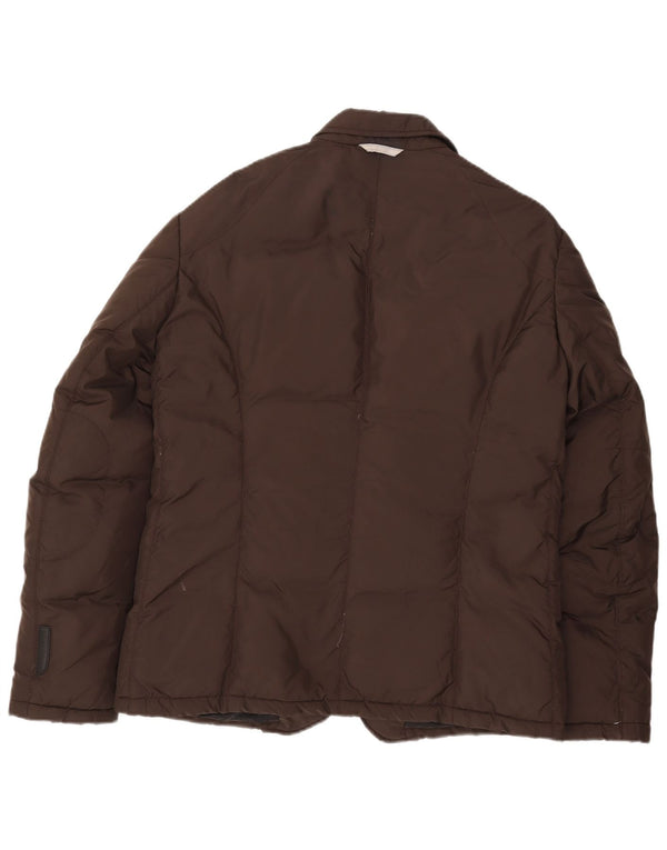 Jaqueta masculina Brema Blazer acolchoada IT 52 XL marrom poliéster
