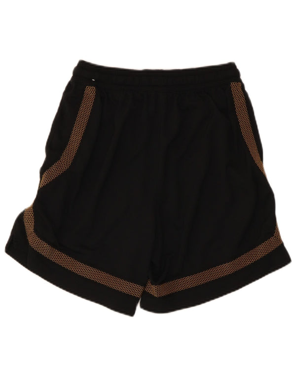 Nike Mens Dri Fit Sport Shorts Pequeno Poliéster Geométrico Preto
