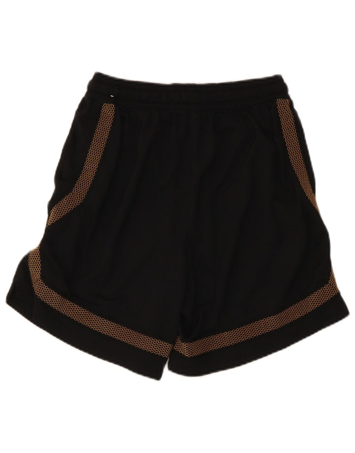 Nike Mens Dri Fit Sport Shorts Pequeno Poliéster Geométrico Preto