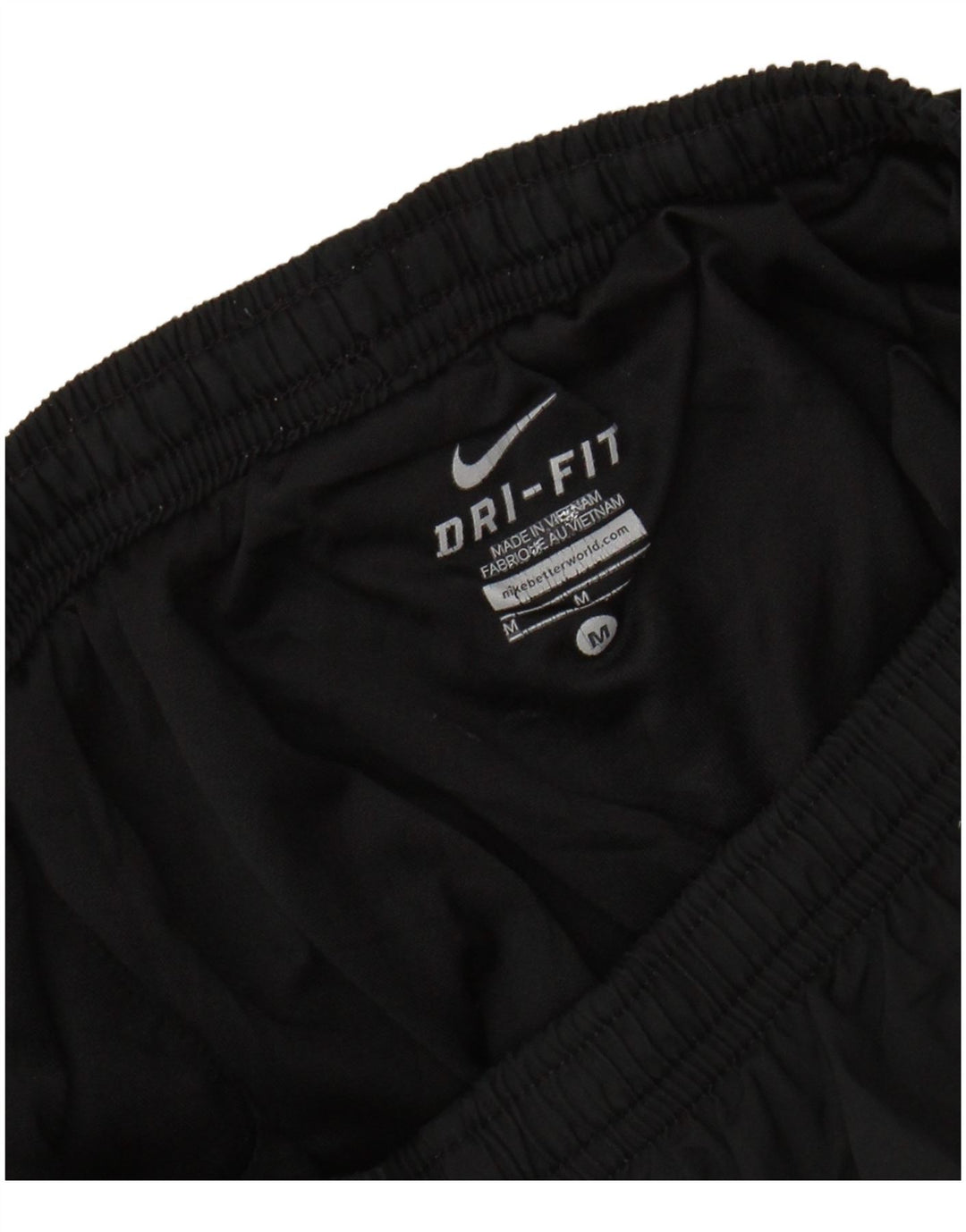 Shorts esportivos masculinos Nike Dri Fit médio preto colorblock