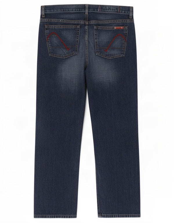Guess Jeans retos femininos W31 L28 algodão azul