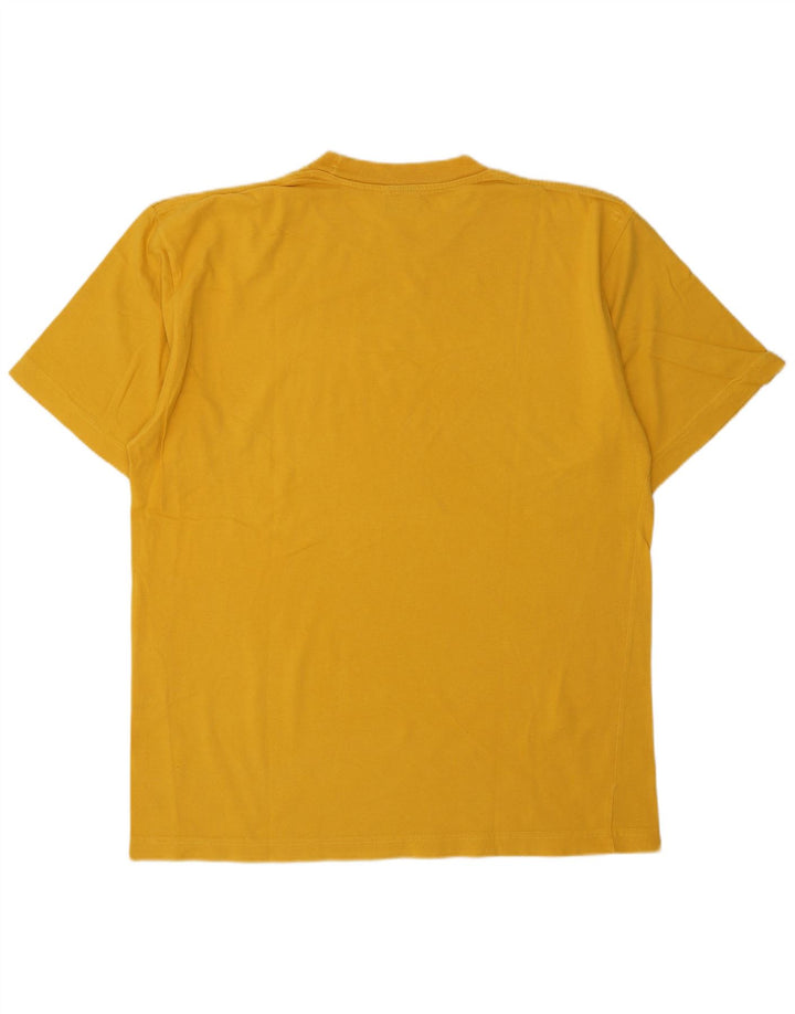 Camiseta gráfica masculina CHAMPION Top XL de algodão amarelo