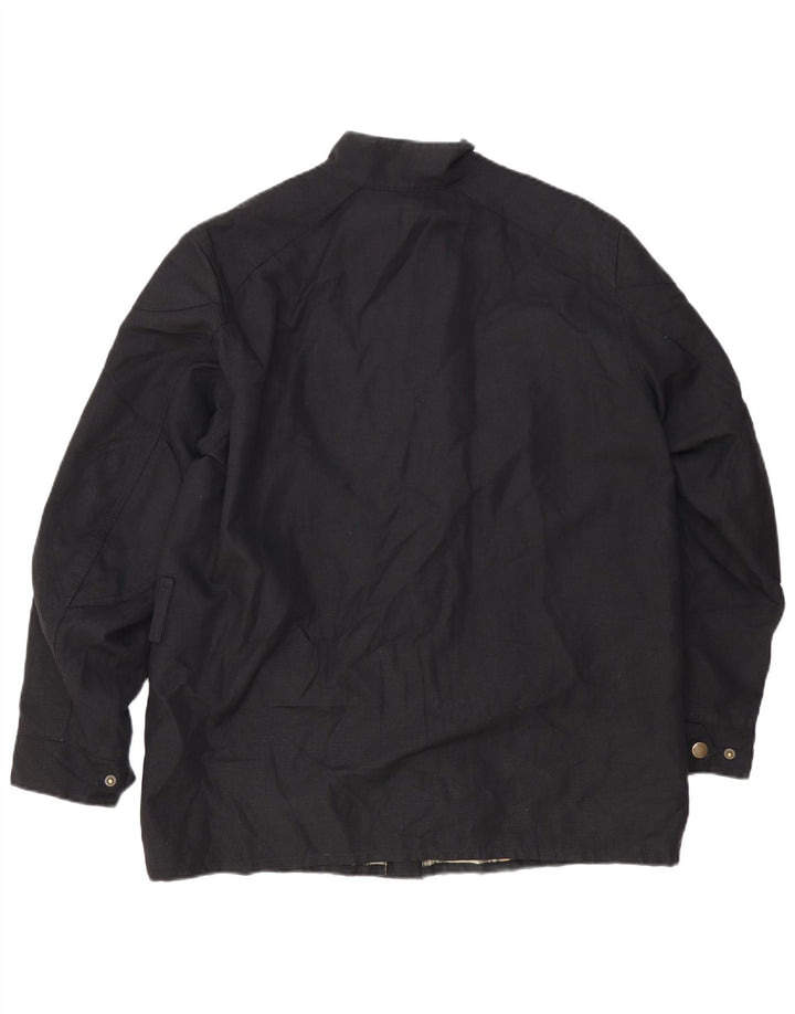 Jaqueta utilitária masculina BELSTAFF UK 38 algodão preto médio