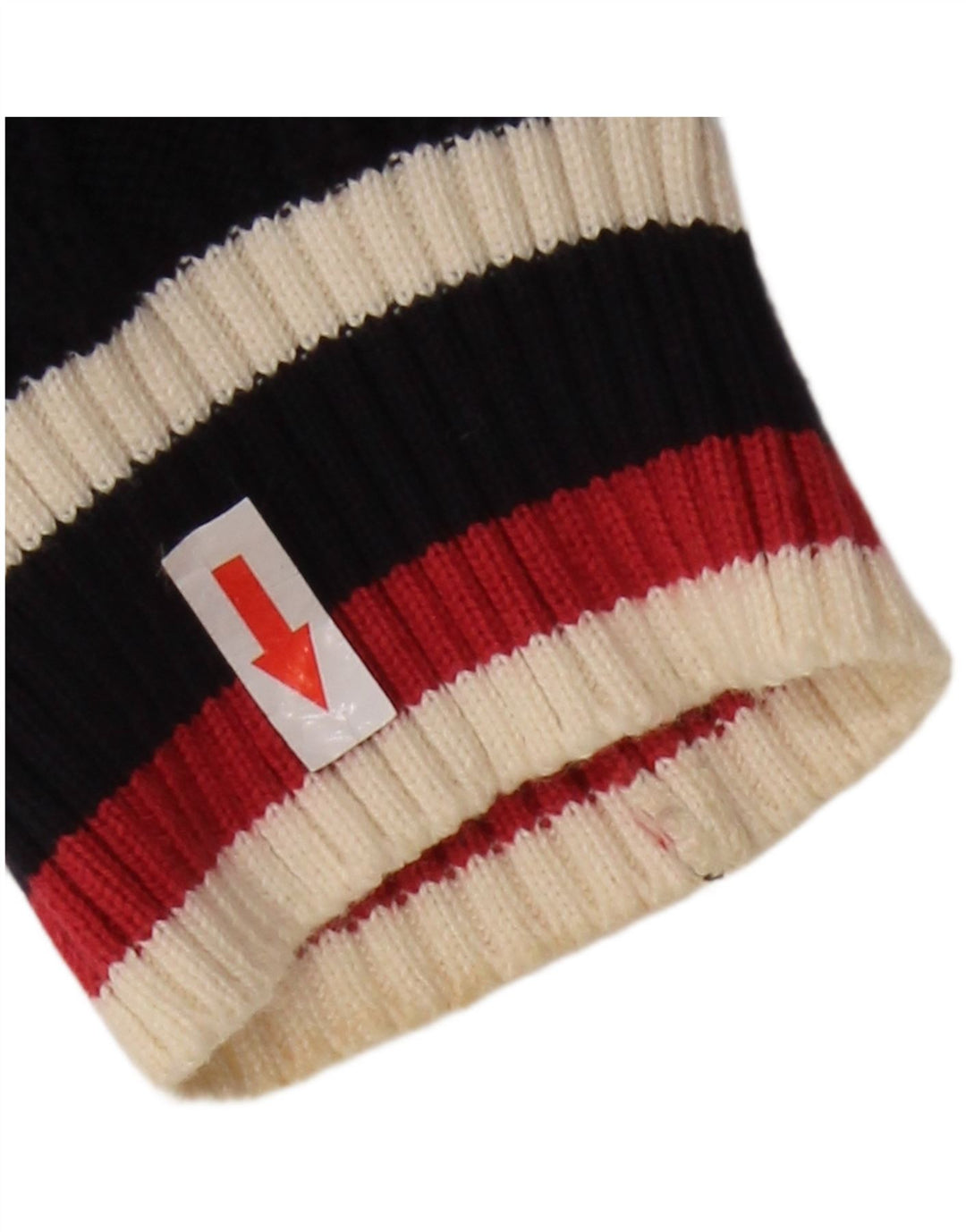 Suéter cardigã feminino grande JAEGER Reino Unido 10 pequeno bloco colorido azul marinho