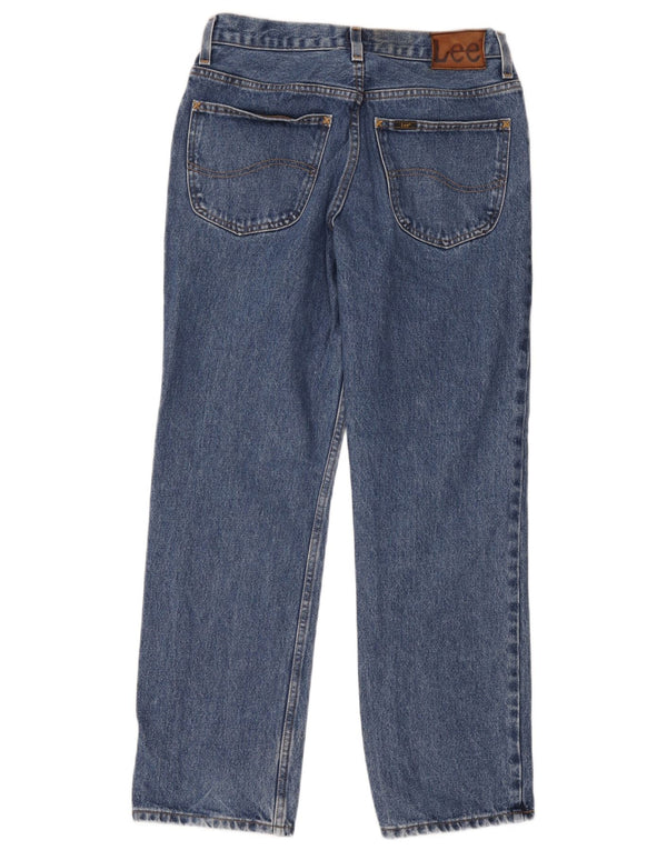 Lee Mens Brooklyn Comfort Straight Jeans W32 L30 Azul Algodão