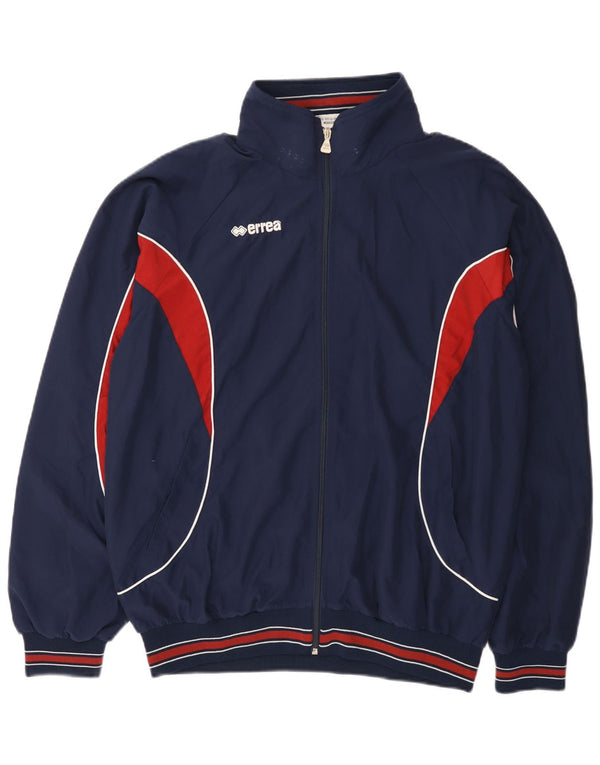 Errea Mens Treino Top Jacket Grande Azul Marinho Colourblock Poliéster