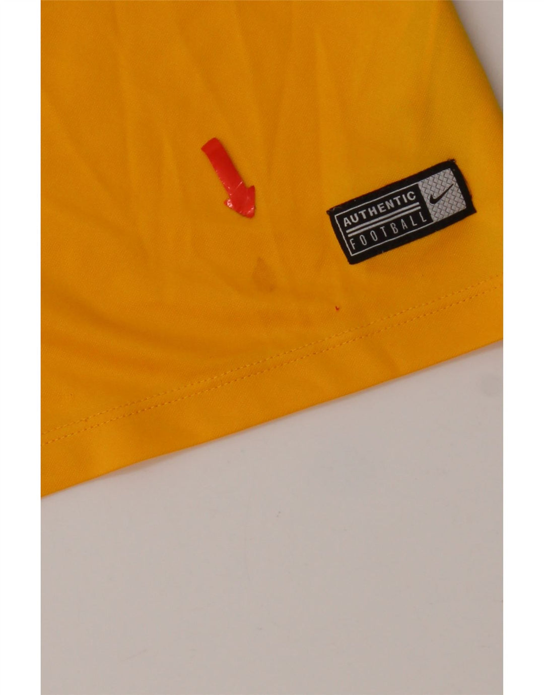 Camiseta masculina Nike Dri Fit Top médio amarelo colorblock poliéster