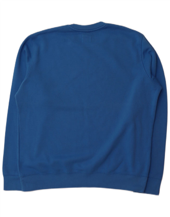 CHAMPION moletom masculino jumper grande algodão azul