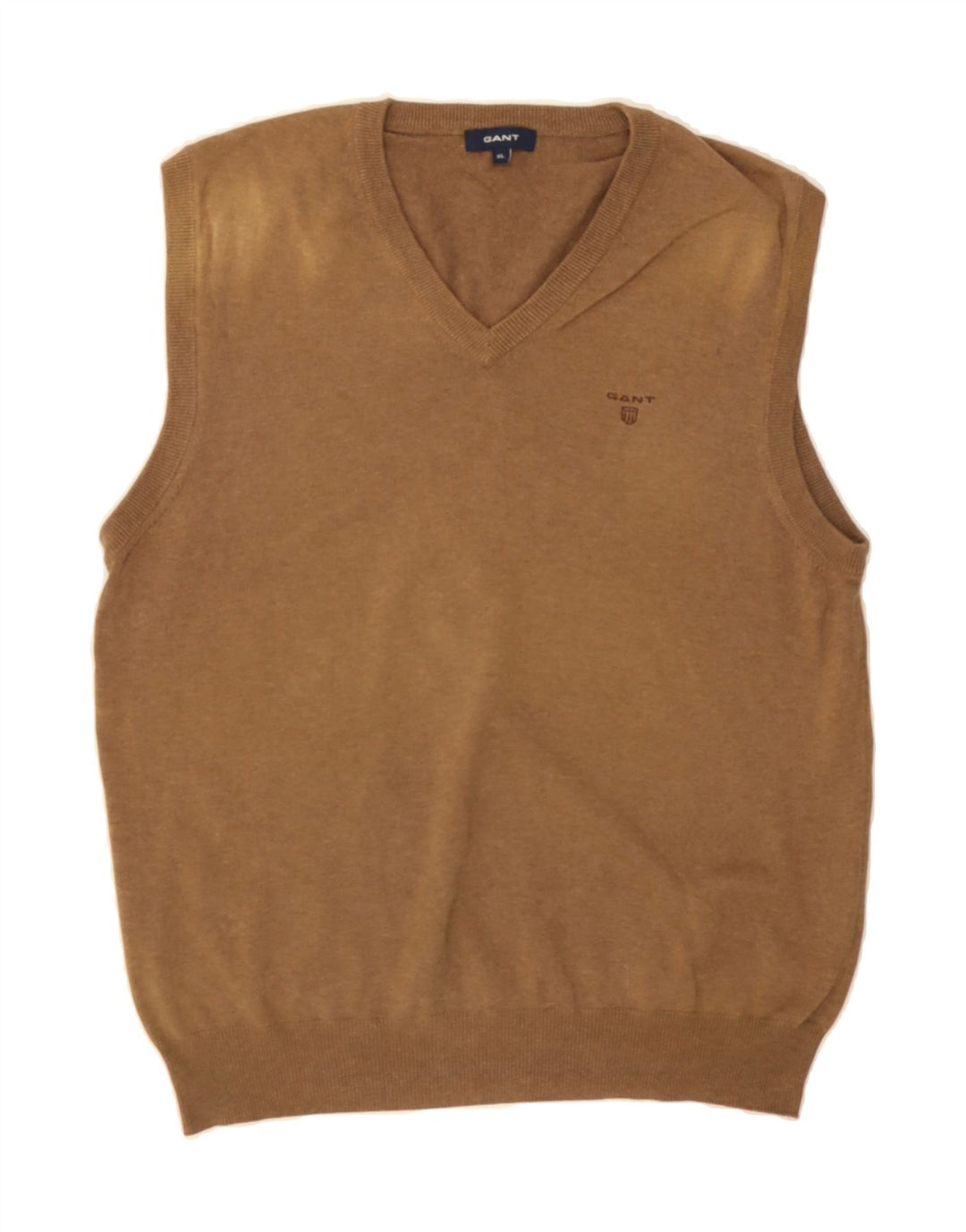 GANT Womens Vest Tank Top UK 18 XL Brown Cotton Vintage Gant and Second-Hand Gant from Messina Hembry 