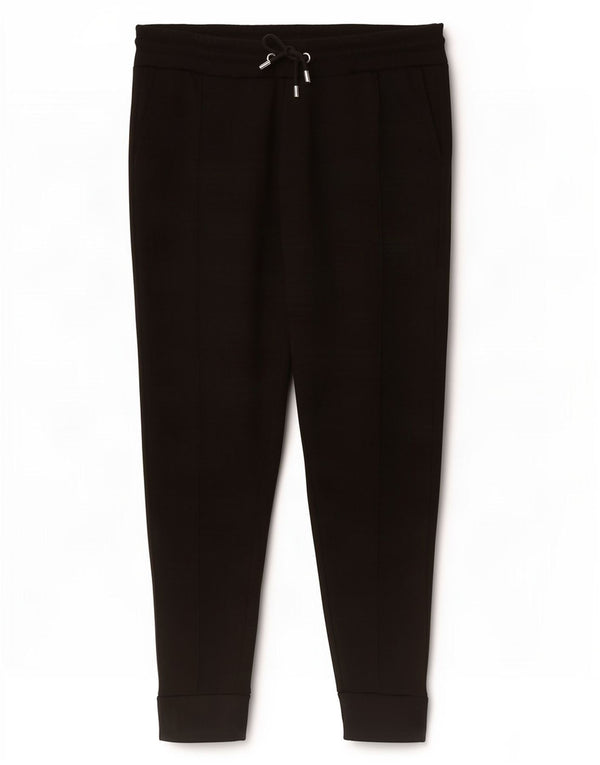Zara Calça de treino masculina Joggers médio preto poliéster