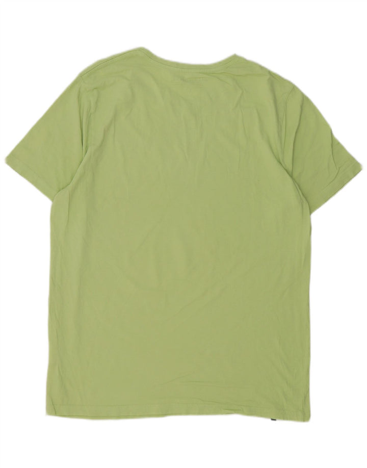 Camiseta gráfica masculina Billabong grande algodão verde