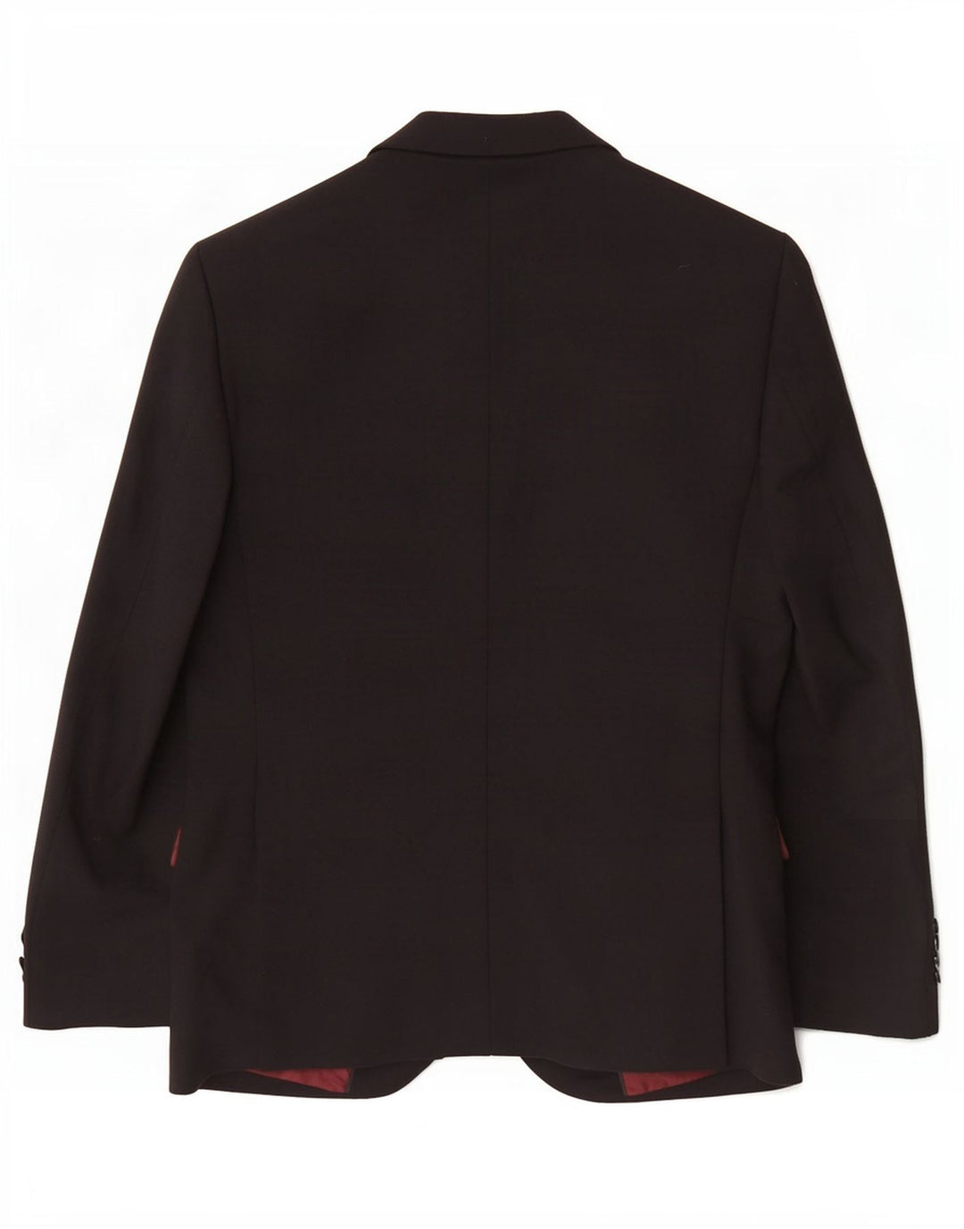 Jaqueta Blazer Masculina Marks & Spencer 2 Botões Slim Reino Unido 36 Pequena Lã Preta