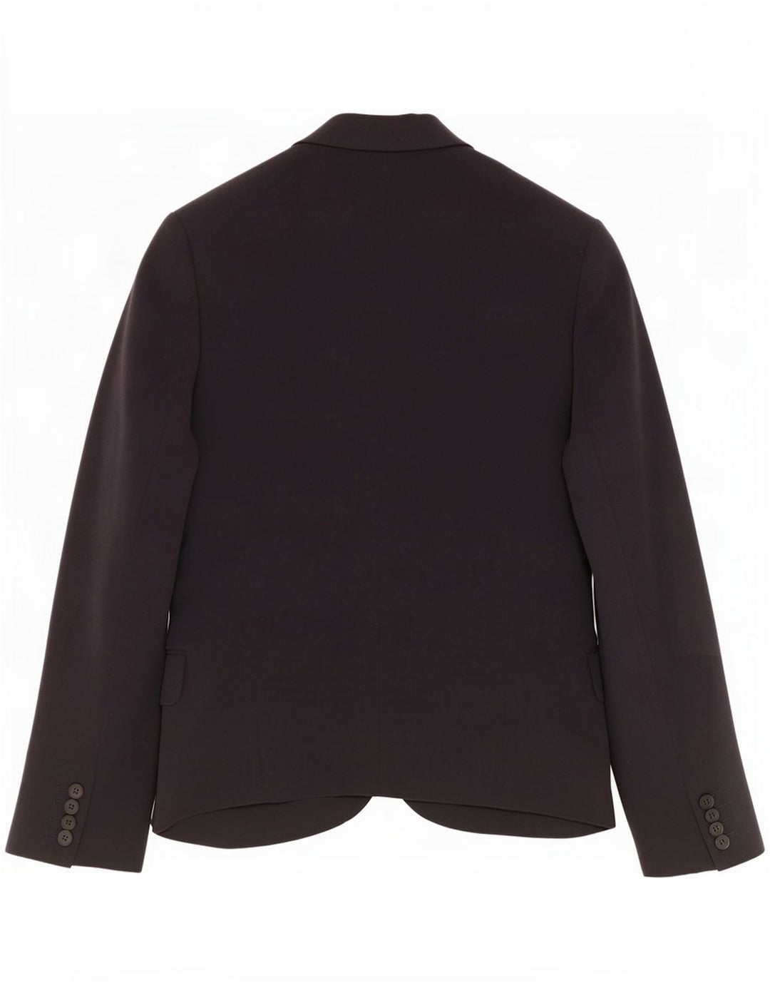 Aquascutum Jaqueta Blazer Feminina com 2 Botões Reino Unido 8 Pequeno Acetato Azul Marinho