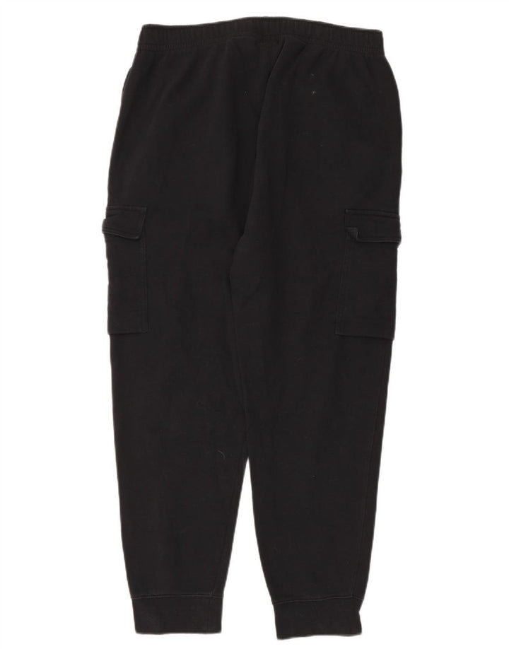 Nike Mens Cargo Calças de treino Joggers grandes de algodão preto