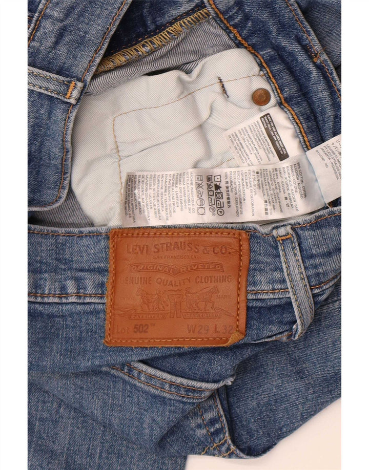 Calça jeans masculina Levi's 502 Tapered W29 L32 azul algodão