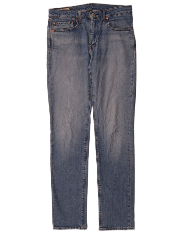 Levi's Masculino 511 Slim Jeans W31 L34 Azul Algodão