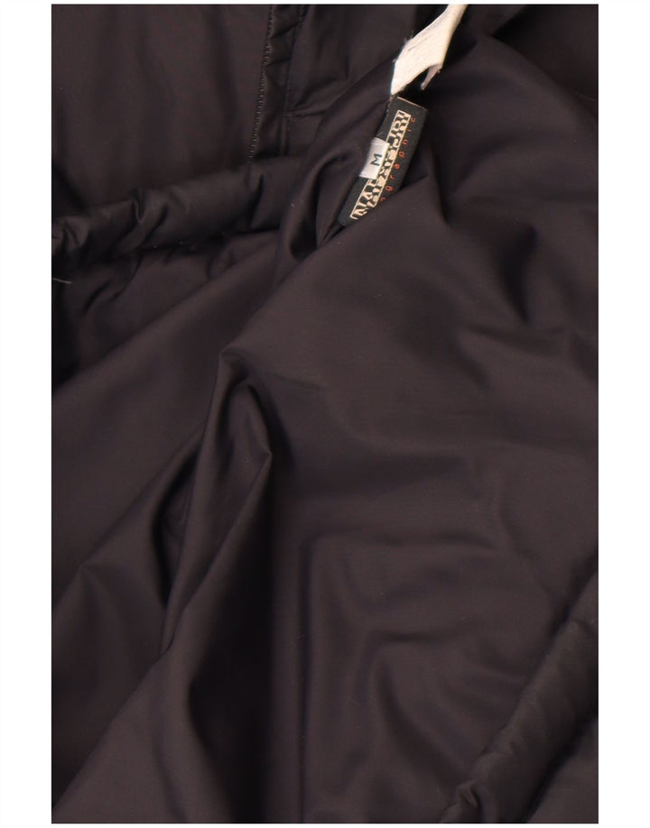 Jaqueta masculina acolchoada com capuz Napapijri UK 38 médio preto