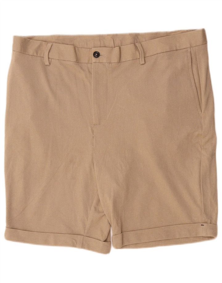 Zara Mens Chino Shorts EU 44 Grande W34 Bege Viscose