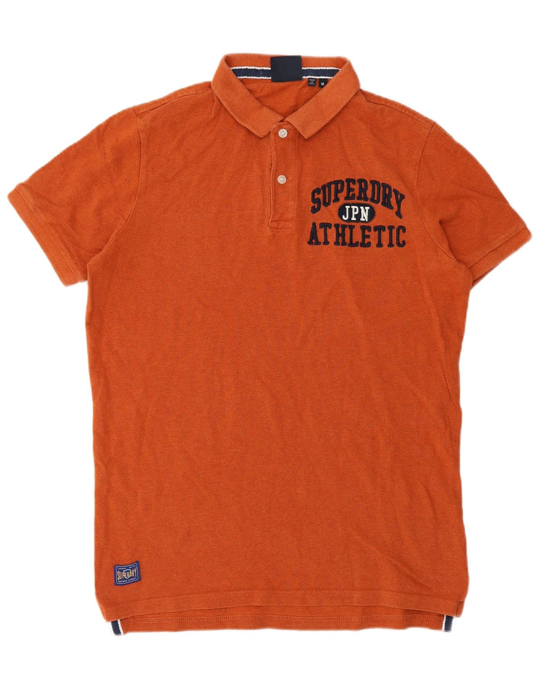Superdry Mens Graphic Polo Shirt Médio Algodão Laranja