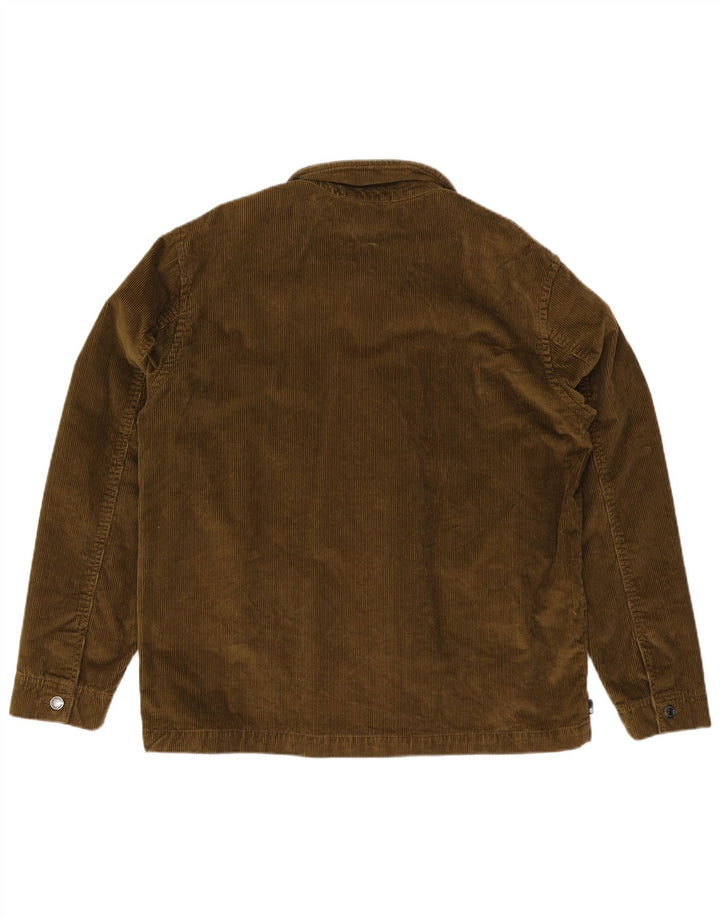 Jaqueta masculina de veludo Timberland UK 40 grande algodão cáqui