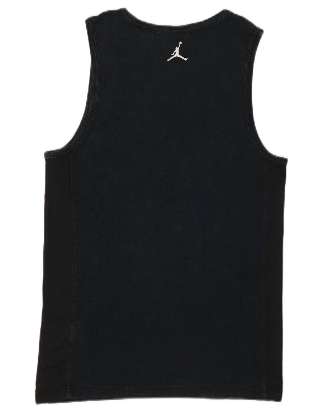 Jordan Mens Dri Fit Vest Top Pequeno Algodão Preto