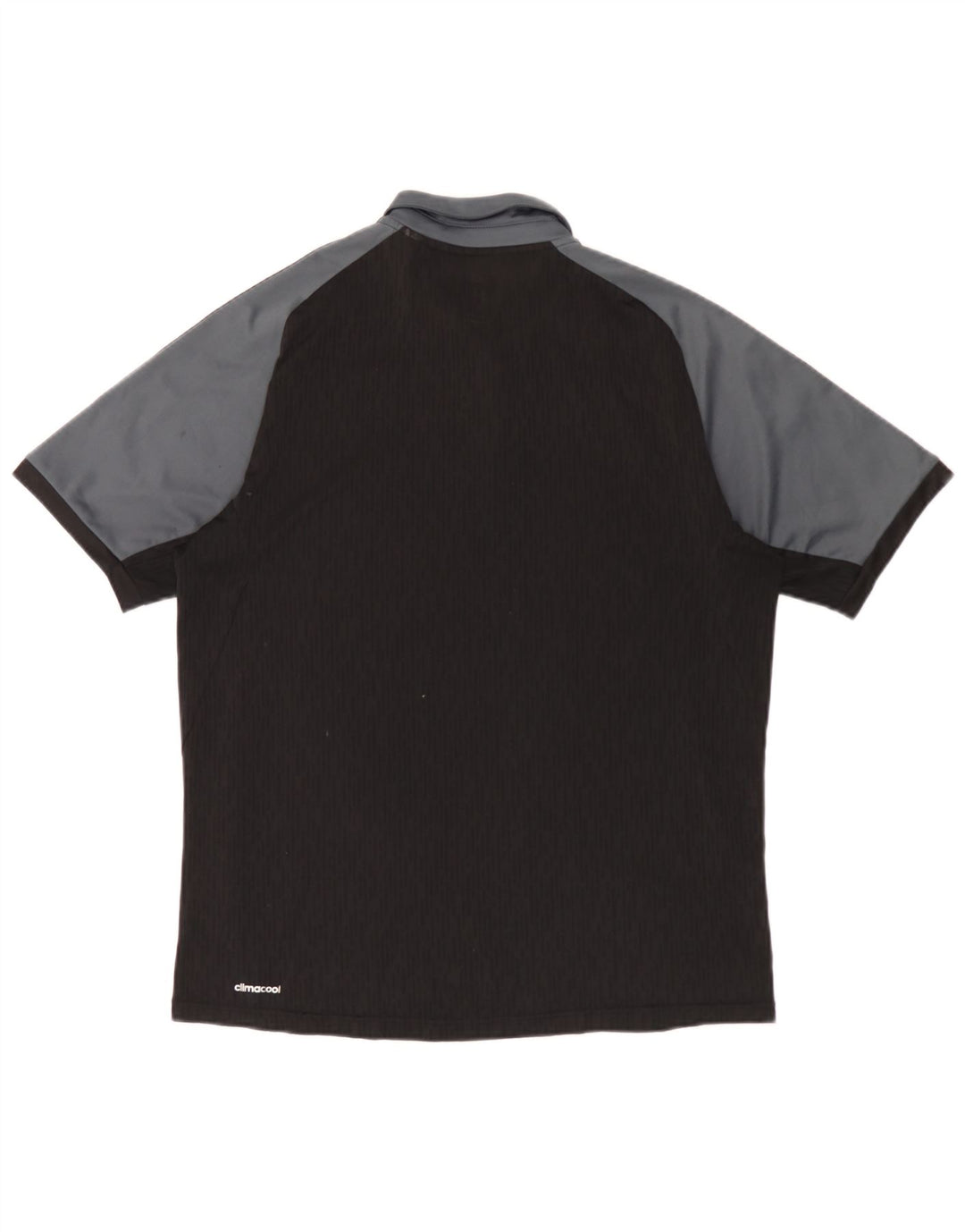 Adidas Mens Climacool Polo Shirt Médio Preto Colorblock