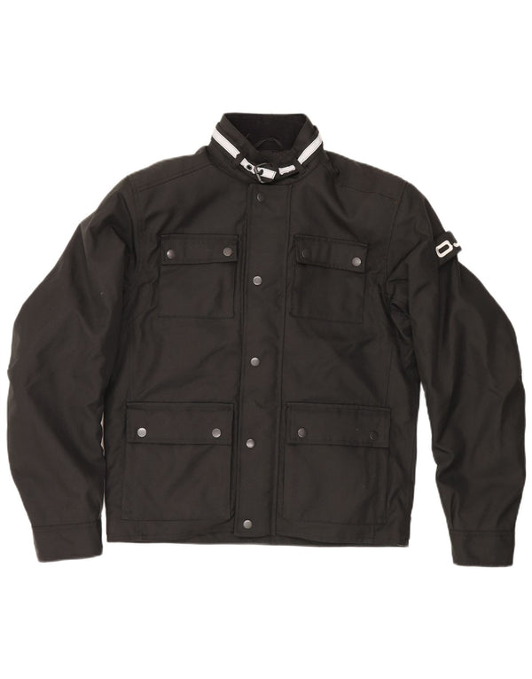 OJ Atmosfere Mens Racer Jacket UK 38 Médio Preto Poliéster