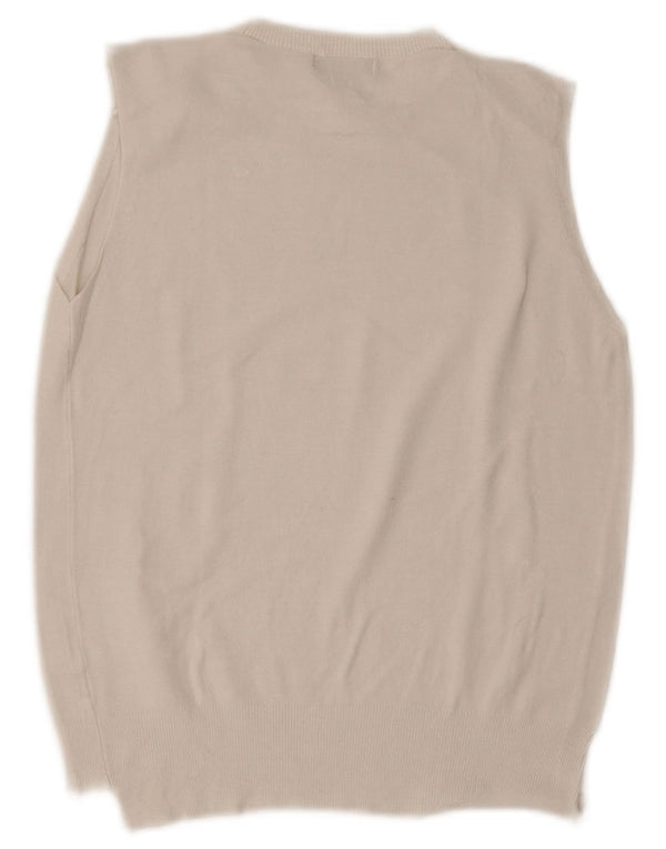 Zara Womens Crop Vest Regata Reino Unido 14 Grande Branco