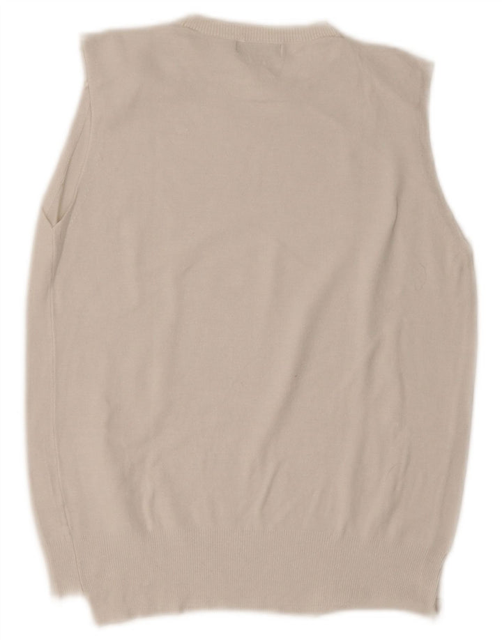 Zara Womens Crop Vest Regata Reino Unido 14 Grande Branco