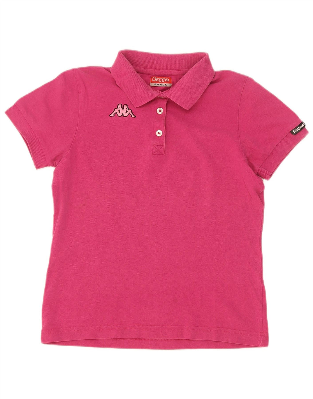Camisa polo feminina Kappa UK 10 pequena rosa