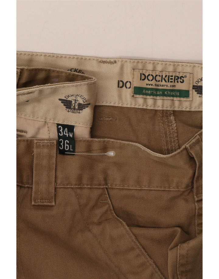 Calça cargo masculina Dockers cáqui reta W34 L32 cáqui