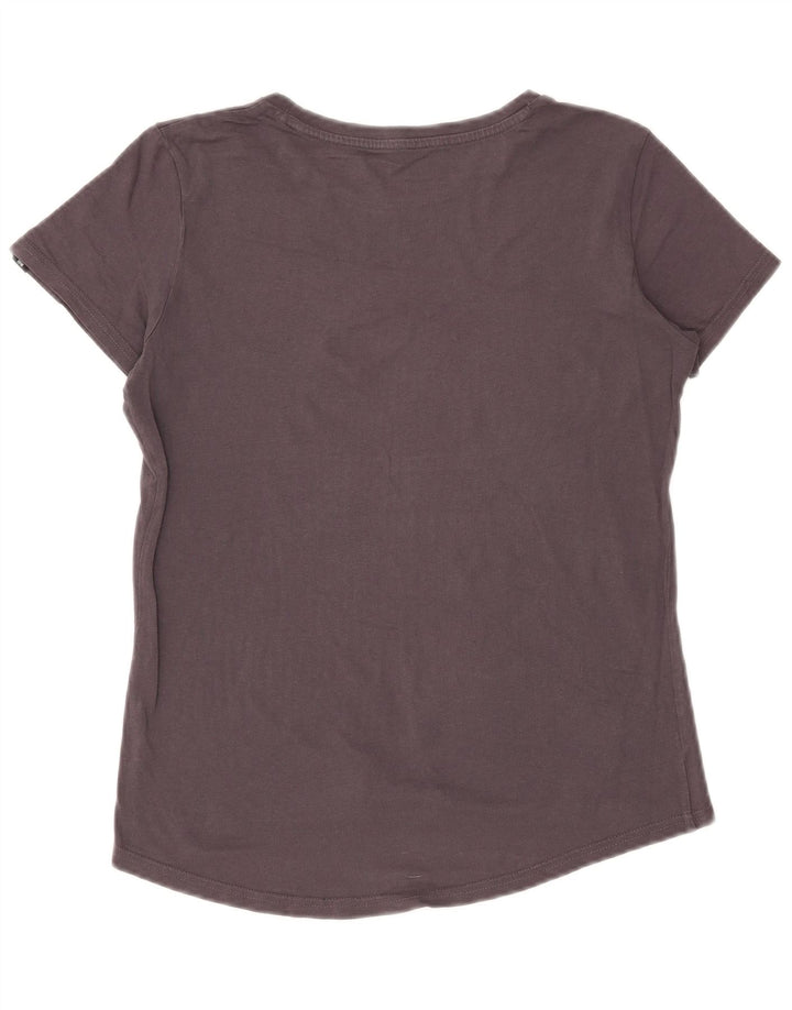 Puma Camiseta Feminina Graphic Top UK 12 Cinza Médio