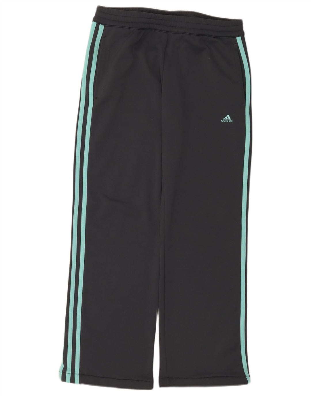 Calças de treino femininas Adidas UK 10 pequenas cinza