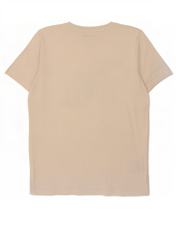 Camiseta gráfica masculina Jack & Jones Top médio algodão branco