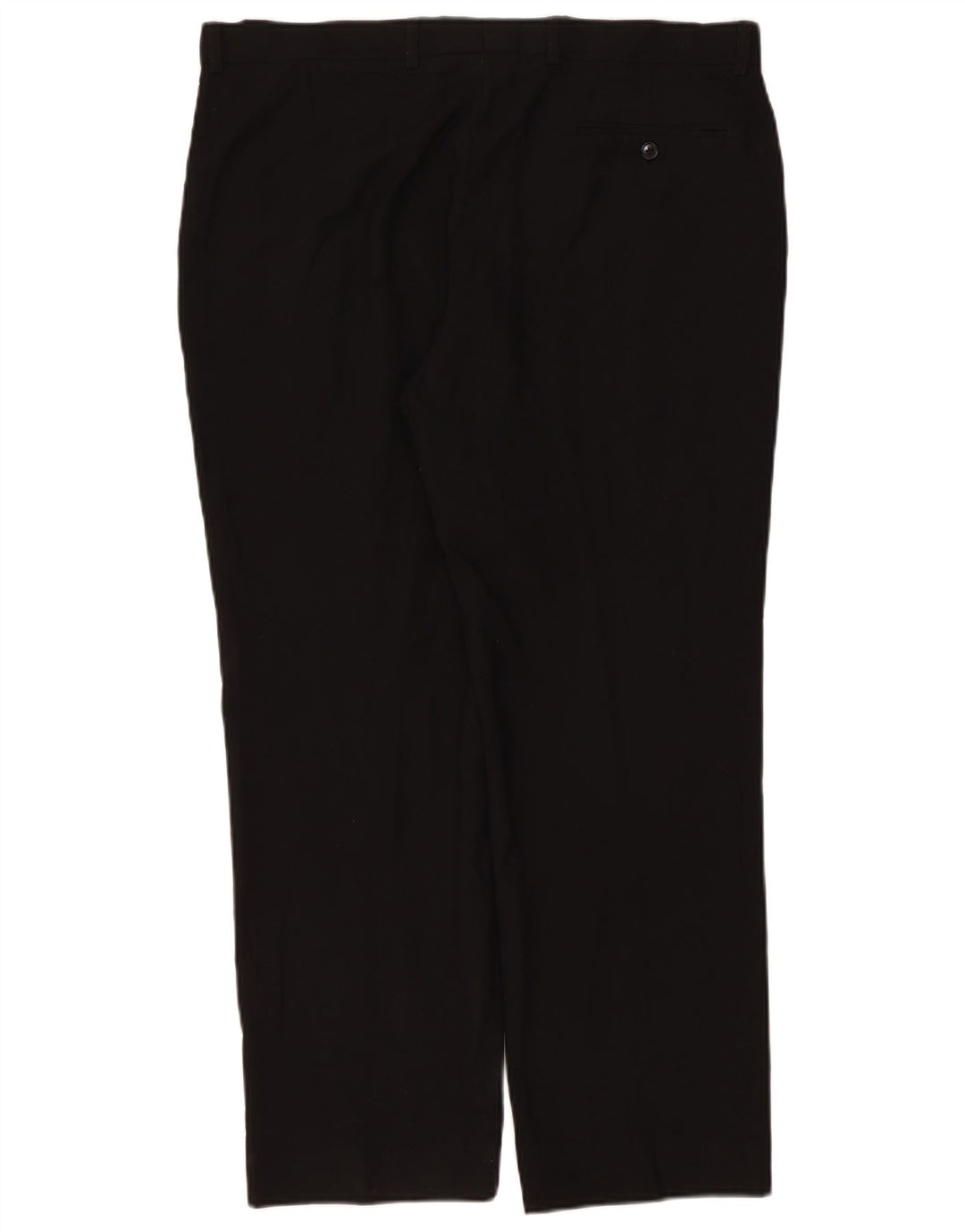 Calça masculina Marks & Spencer sob medida W38 L29 poliéster preto
