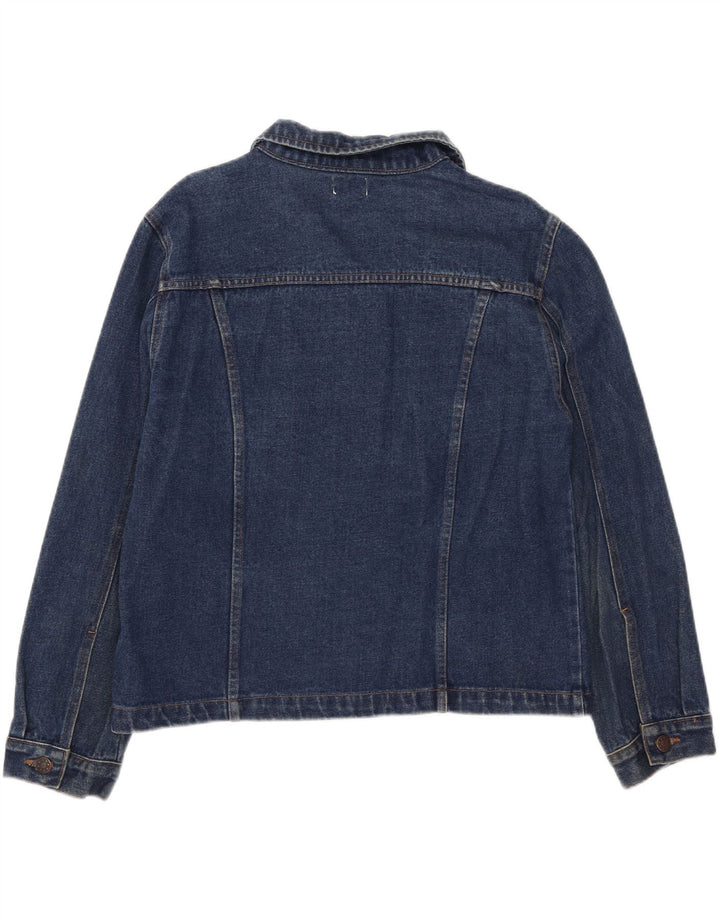 Jaqueta jeans feminina X-Mail IT 42 azul marinho médio